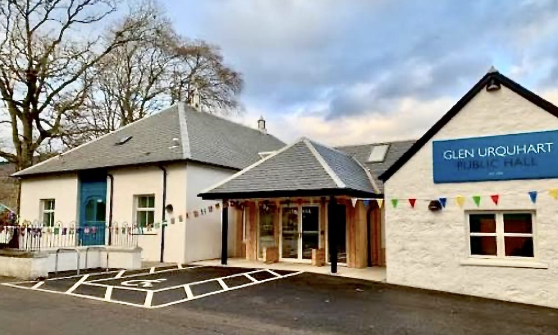 Glen Urquhart Public Hall, Drumnadrochit (by Loch Ness)