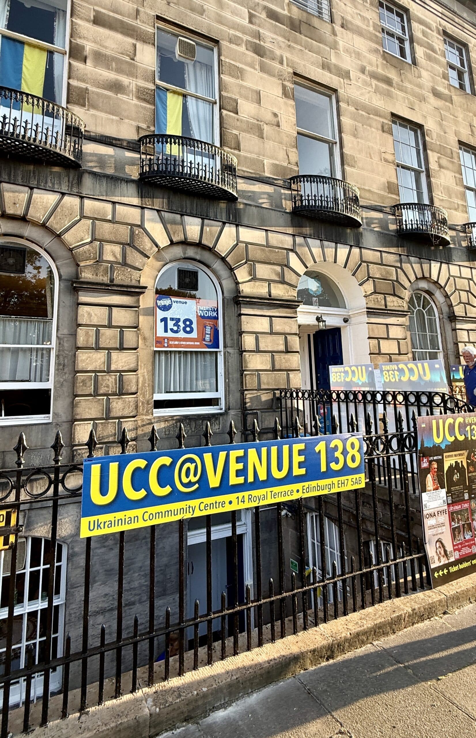 Ukrainian Community Centre, Royal Terrace, Edinburgh (photo: Laurence Perkins)