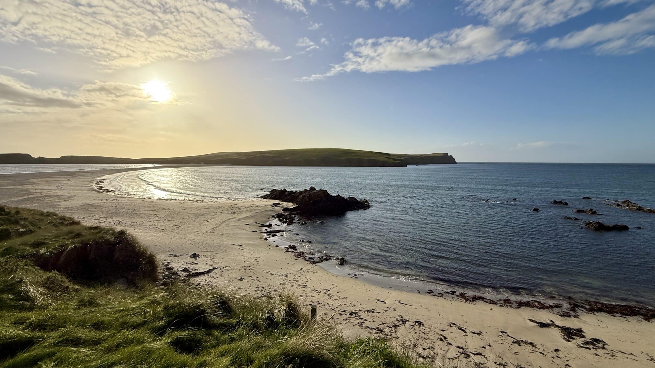 St Ninian’s beach, Shetland (photo: Laurence Perkins)